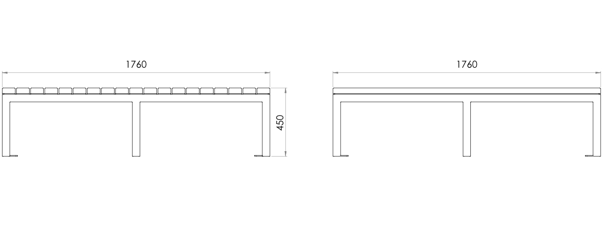 Shoreline Deck Bench